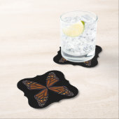 Monarch Butterfly Wings Pattern Untersetzer (Vor Ort)