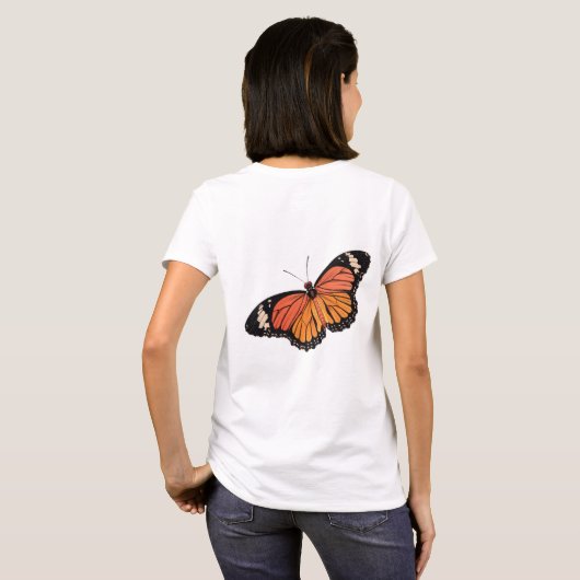 Monarch Butterfly Women's Basic T - Shirt (Schwarz voll)