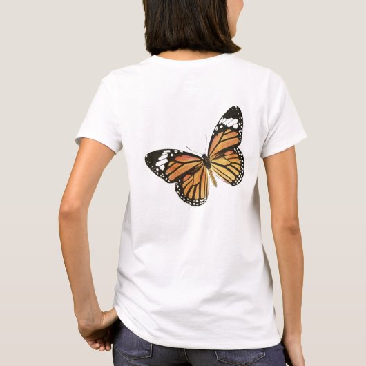 Monarch Butterfly Women's Basic T - Shirt (Rückseite)