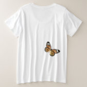 Monarch Butterfly Women's Bella+Leinwand Slouchy B Große Größe T-Shirt (Design Rückseite)
