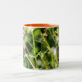 Monarch Butterfly Zweifarbige Tasse (Mittel)