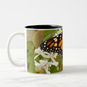 Monarch Butterfly Zweifarbige Tasse (Links)