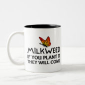 Monarch Butterfly Zweifarbige Tasse (Links)