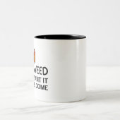 Monarch Butterfly Zweifarbige Tasse (Mittel)