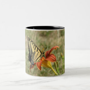 Monarch Butterfly Zweifarbige Tasse