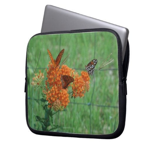 Monarch Butterfys Electronics Bag Laptopschutzhülle (Vorderseite Links)