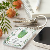 Monarch Chrysalis und Schmetterling Schlüsselanhänger (Vorderseite rechts)