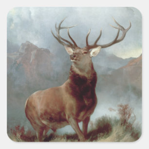 Monarch der Schlucht, 1851 Quadratischer Aufkleber