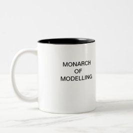 MONARCH des MODELLIERENS der Kaffee-Tasse Zweifarbige Tasse