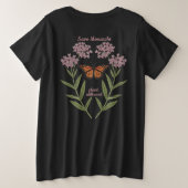 Monarch-Falter T-Shirt (Design Rückseite)