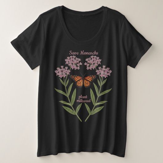 Monarch-Falter T-Shirt (Design vorne)