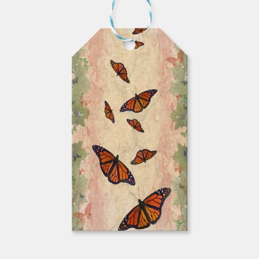 Monarch Garden Gift Tags Geschenkanhänger (Vorderseite)