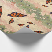 Monarch-Garten-Packpapier Geschenkpapier (Ecke)