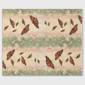Monarch-Garten-Packpapier Geschenkpapier (Flach)
