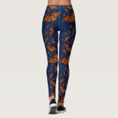 Monarch-Gemisch-Leggings (Marine) Leggings (Rückseite)