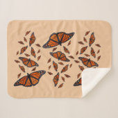 Monarch-Gemisch Sherpa Decke (orange) Sherpadecke (Vorderseite (Horizontal))