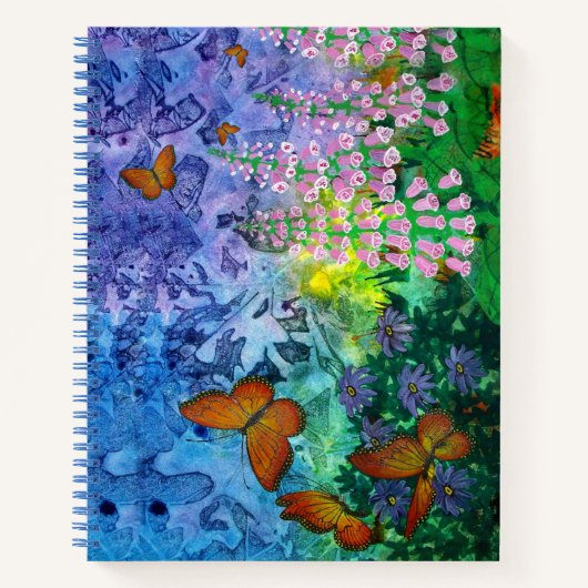 Monarch Haven 8,5 x 11 Notizbuch (Vorderseite)