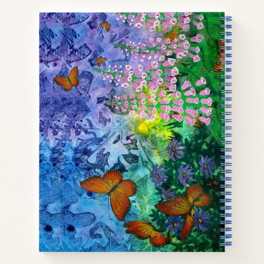 Monarch Haven 8,5 x 11 Notizbuch (Rückseite)