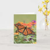 Monarch Karte (Gelbe Blume)