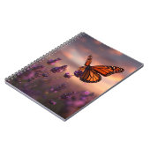 Monarch Lavender Glow-Notebook Notizblock (Linke Seite)
