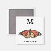 Monarch "M" Magnet (Vorderseite/Rückseite)