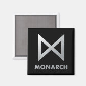 Monarch Magnet (Vorderseite/Rückseite)