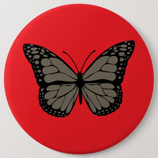 Monarch Majesty Buttons - Vibrant Butterfly Patche (Vorderseite)