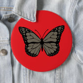 Monarch Majesty Buttons - Vibrant Butterfly Patche (Beispiel)