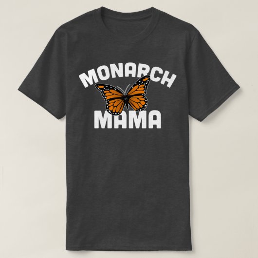 Monarch Mama Monarch Butterfly Caterpillar T-Shirt (Design vorne)