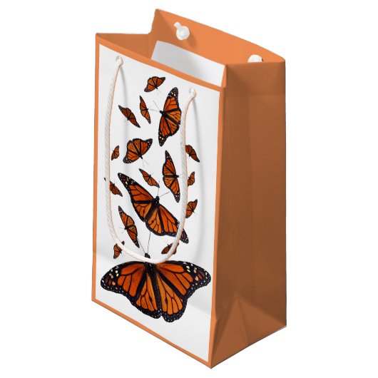 Monarch Medley Gift Bag Kleine Geschenktüte (Vorderseite Schrägansicht)
