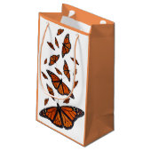 Monarch Medley Gift Bag Kleine Geschenktüte (Rückseite Schrägansicht)