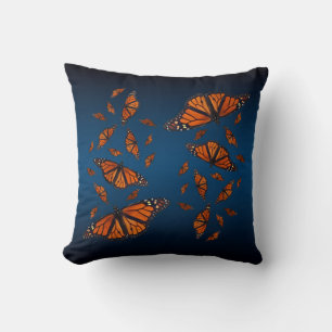 Monarch Medley Pillow (blau/schwarz) Kissen