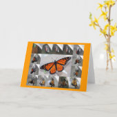 Monarch notecard karte (Gelbe Blume)