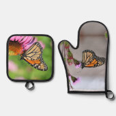 Monarch Ofenhandschuh & Topflappen-Set (Vorderseite)