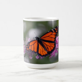 Monarch Orange Butterfly Foto Kaffeetasse