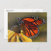 Monarch Postkarte (Vorne/Hinten)