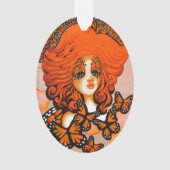 Monarch Queen Butterfly Fairy Ornament (Vorderseite)