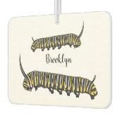 Monarch Raupe Cartoon Autolufterfrischer (Links)