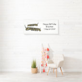 Monarch Raupe Cartoon Banner (Insitu)