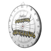 Monarch Raupe Cartoon Dartscheibe (Vorderseite rechts)