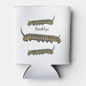 Monarch Raupe Cartoon Dosenkühler (Vorderseite)