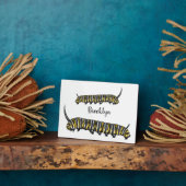 Monarch Raupe Cartoon Fotoplatte (Seite)