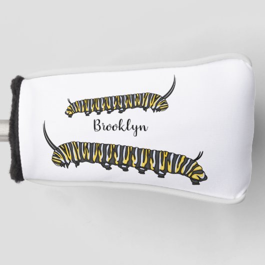 Monarch Raupe Cartoon Golf Headcover (Vorderseite)