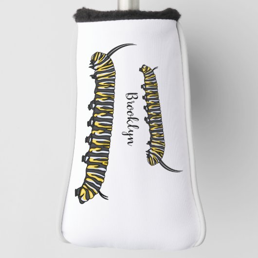 Monarch Raupe Cartoon Golf Headcover (Rotieren 90)