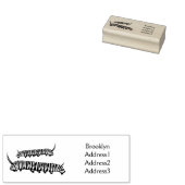 Monarch Raupe Cartoon Gummistempel (Stempel)