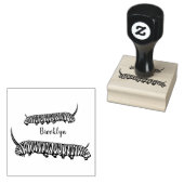 Monarch Raupe Cartoon Gummistempel (Stempel)