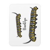 Monarch Raupe Cartoon Magnet (Vertikal)