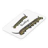 Monarch Raupe Cartoon Magnet (Linke Seite)