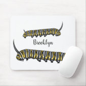 Monarch Raupe Cartoon Mousepad (Mit Mouse)