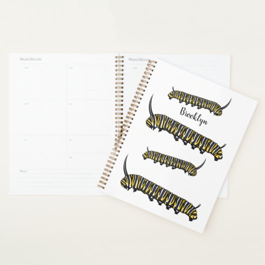Monarch Raupe Cartoon Planer (Anzeige)